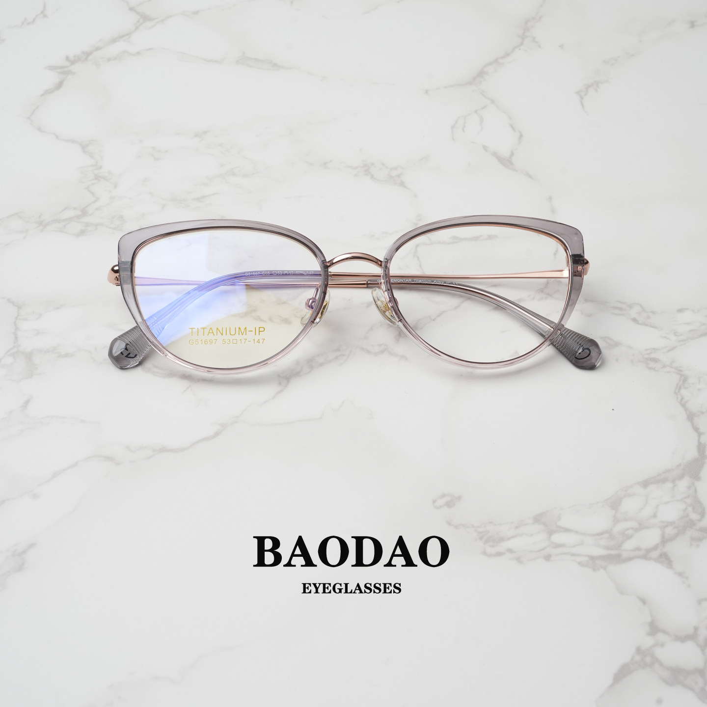 超轻钛架11g复古椭圆形近视眼镜男中大脸文艺银色清秀女大框猫眼