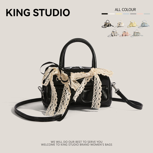 韩国博主许允真晕针同款保龄球包