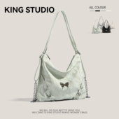 小众设计多功能双肩包女2026新款 潮大容量百搭通勤单肩斜挎托特包