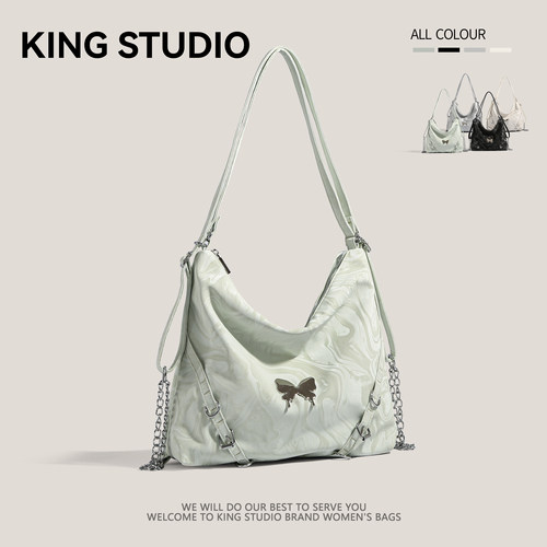 大容量小众设计多功能双肩包女