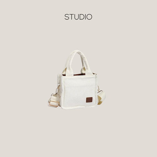 下酒话DrinKing灯芯绒单肩斜挎包