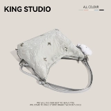 Вместительная и большая летняя сумка через плечо, небольшая сумка на одно плечо, надевается на плечо