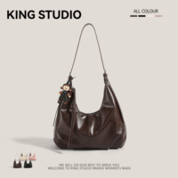 Wasteland style retro armpit bag for women 2025 new fashionable Korean tote bag large capacity commuter crossbody bag
