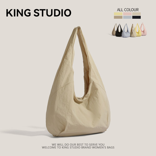 休闲大容量尼龙布包女通勤托特包