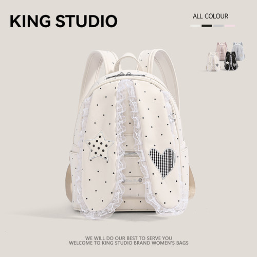 甜美可爱少女兔耳朵双肩包小书包