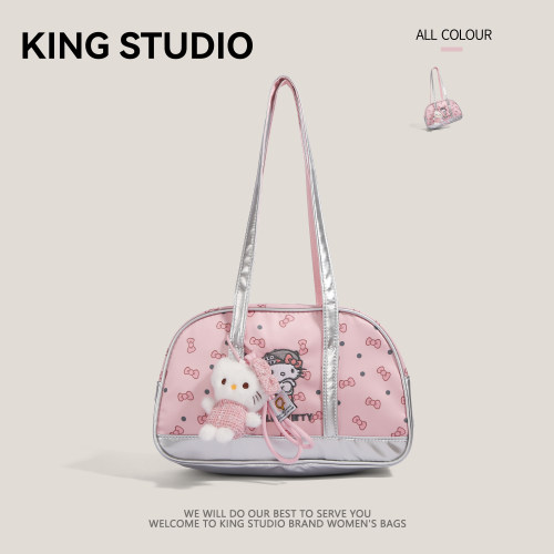 可爱HelloKitty凯蒂猫粉色手提包