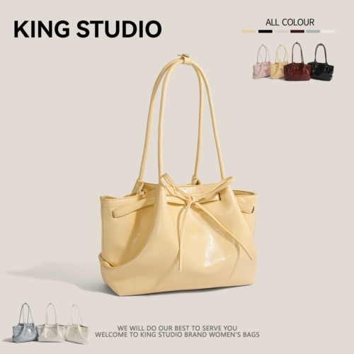 Портативная корзина, сумка через плечо, модная сумка на одно плечо с бантиком, Южная Корея