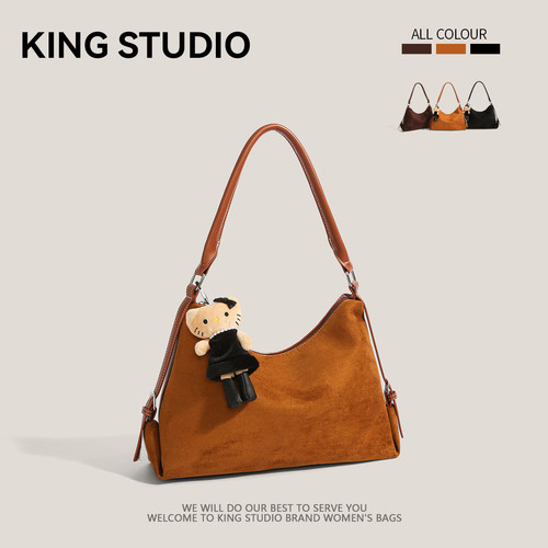 复古小众腋下包大容量手提通勤包