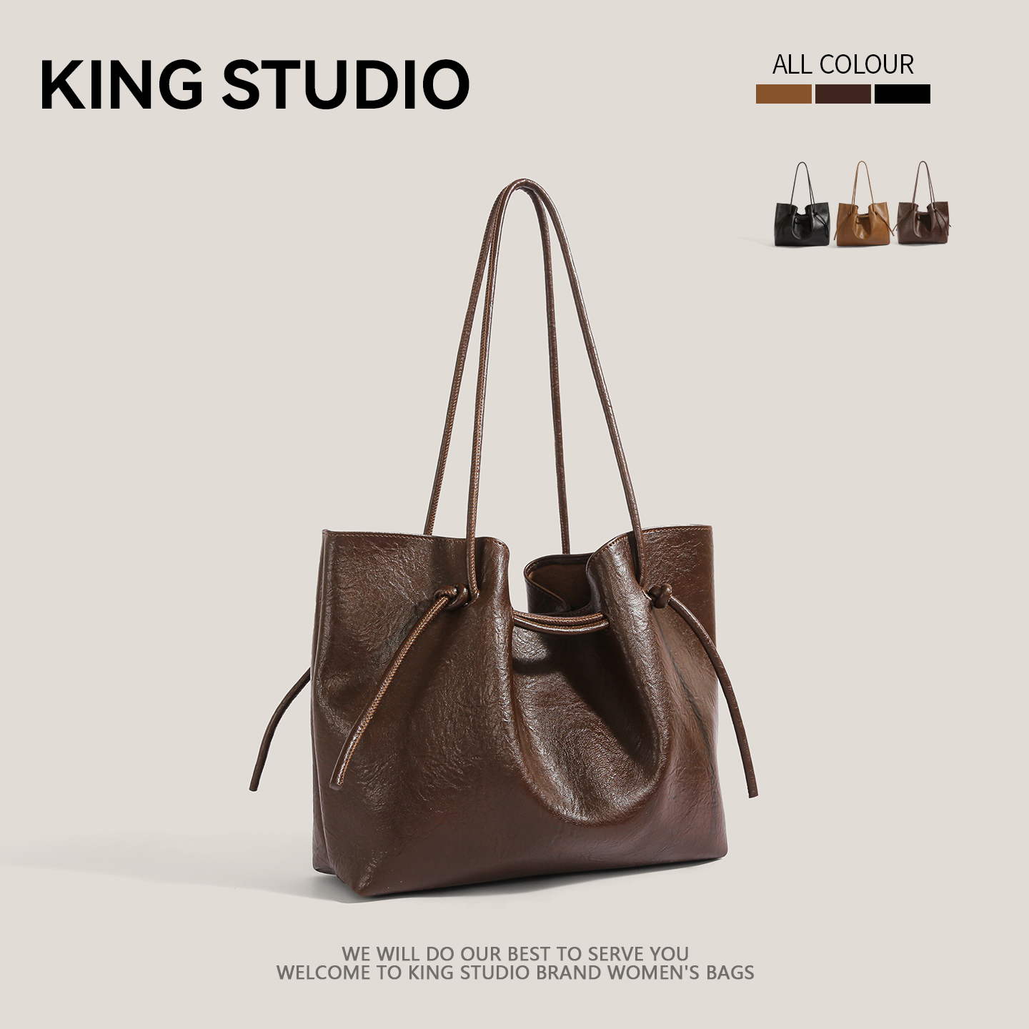 高级感小众复古托特包手提腋下包