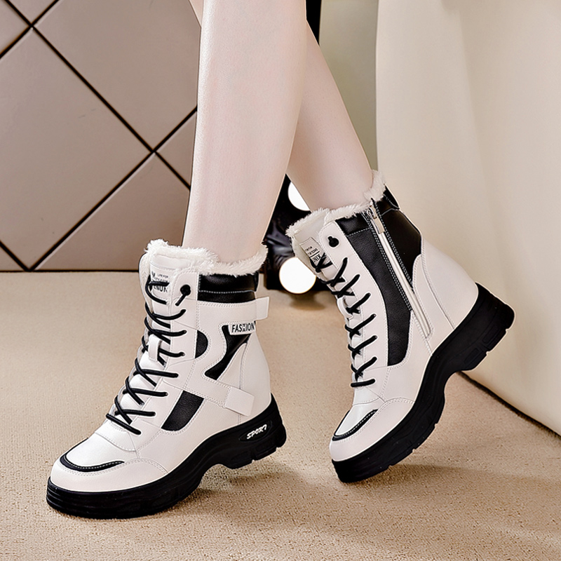 英伦风马丁靴女款小个子瘦瘦靴子