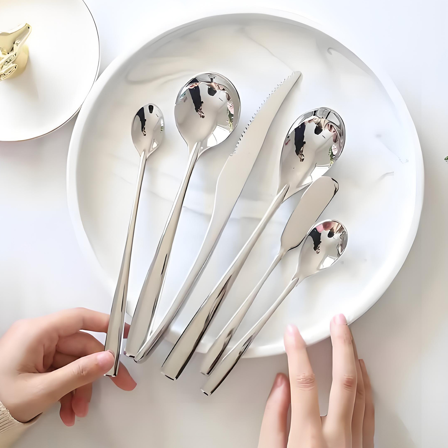 夏威夷设计ins风不锈钢西餐具