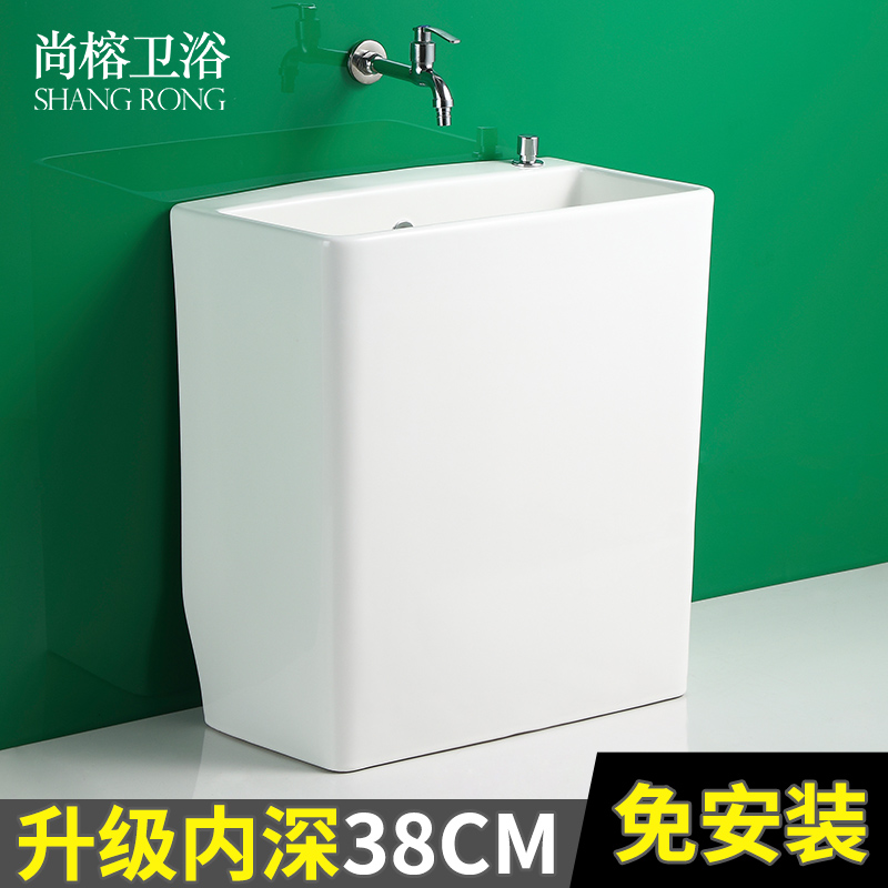 家用卫生间阳台拖布池洗拖把池