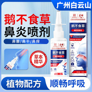 鹅不食草鼻炎喷剂鼻窦炎喷雾儿童成人过敏性通鼻鼻塞通鼻气洗鼻器