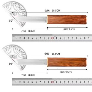 双刀户外随身便携小刀具高硬度锋利家用水果刀切菜刀切肉刀西瓜刀