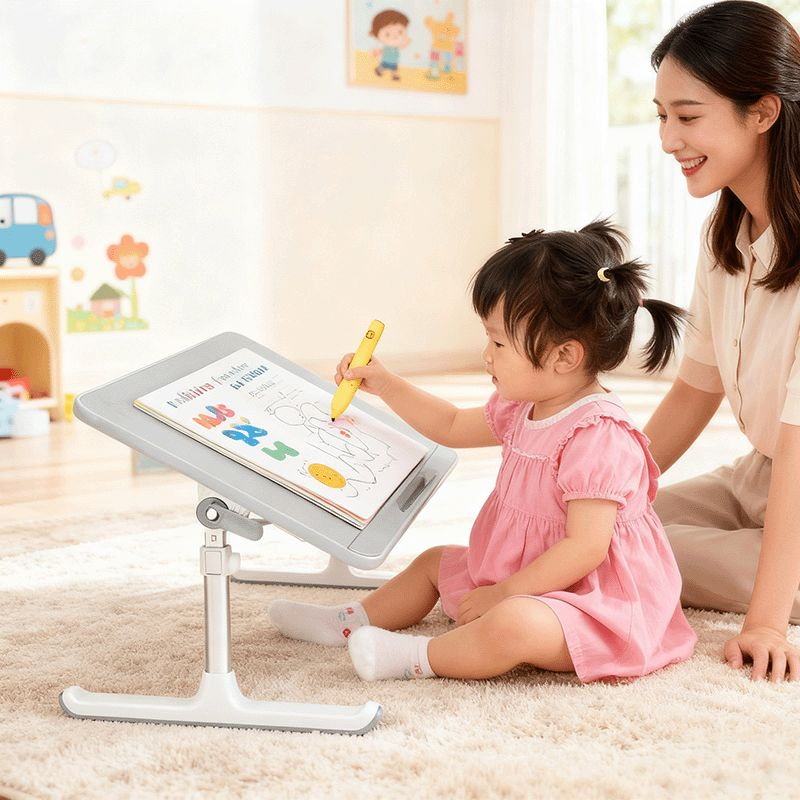 【儿童绘本书架】可升降床上看书