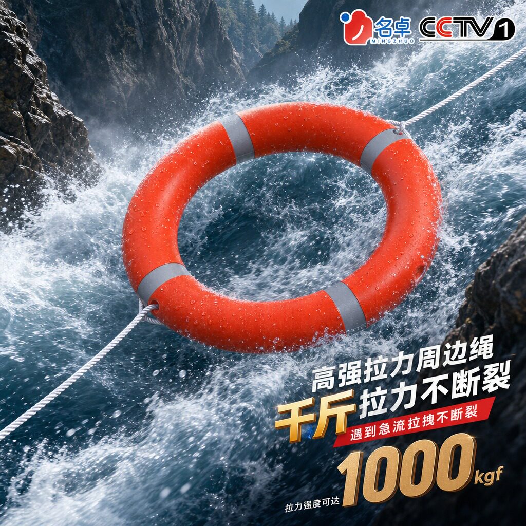 漂流PVC救生圈应急救生浮圈实心泡沫游泳浮圈救身圈救生衣救生绳