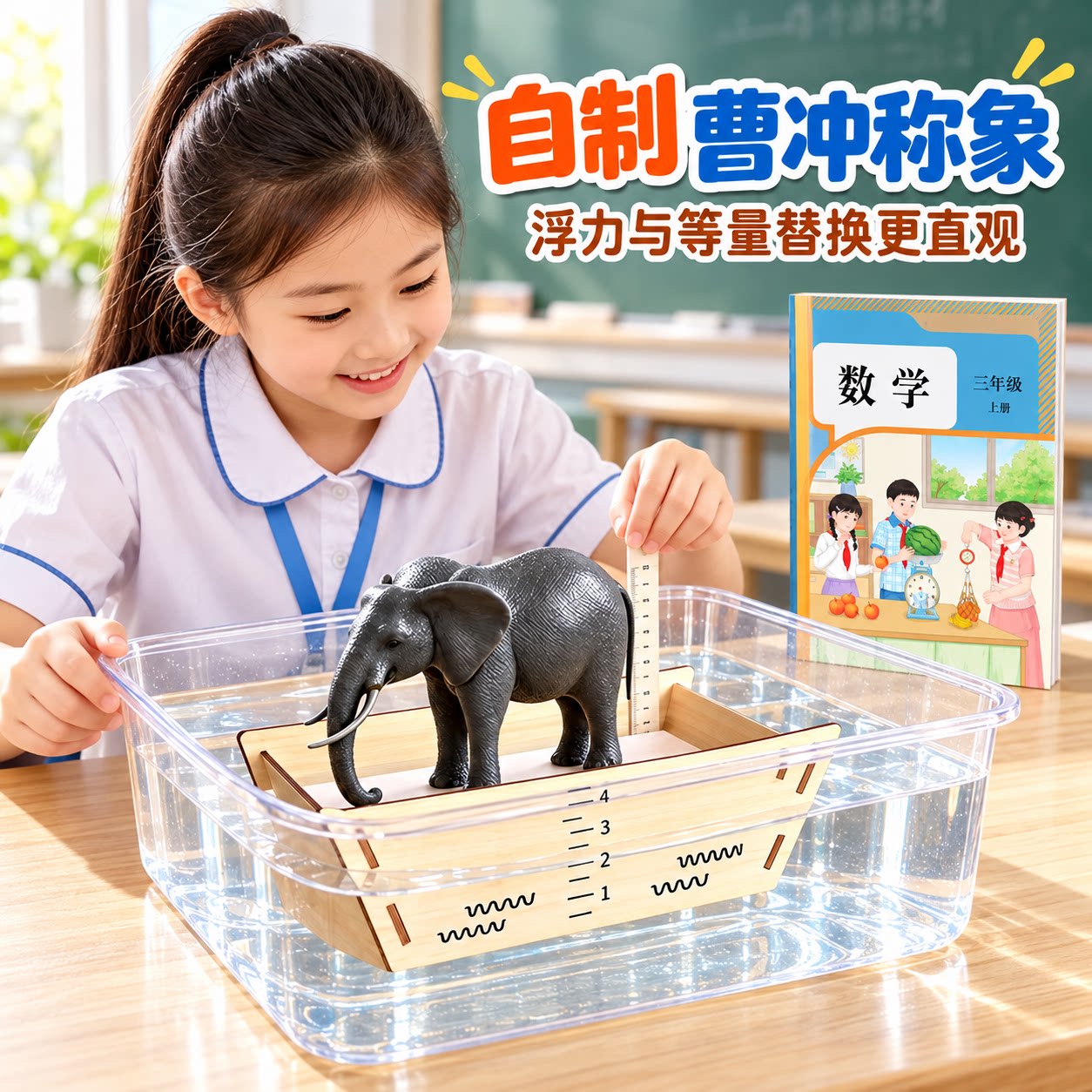 【教材同步】曹冲称象教具三年级