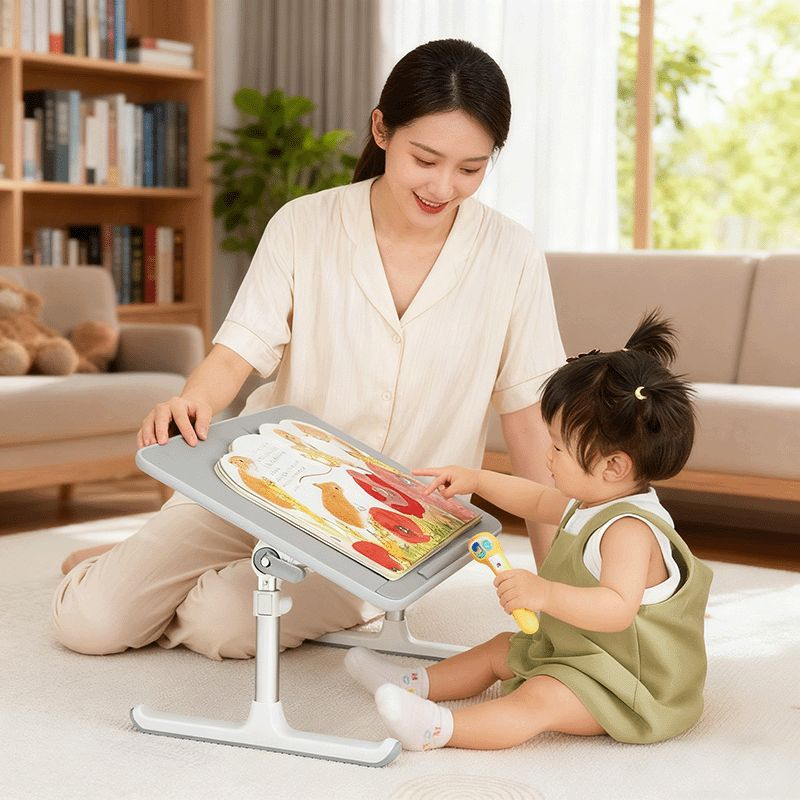 【儿童绘本书架】可升降床上看书