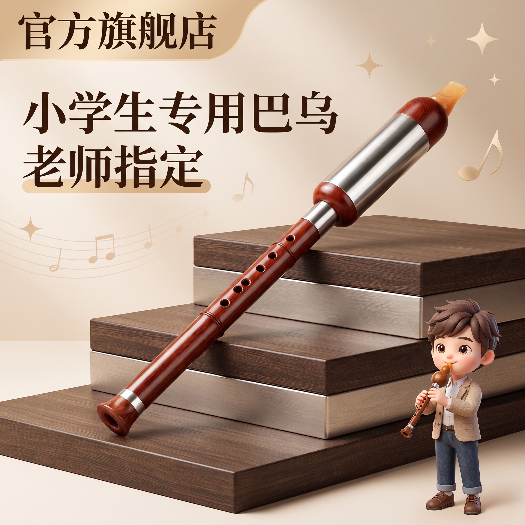 老师推荐小学生专用巴乌乐器C调图片