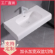 可丽耐肤感一体盆厂家单盆定制切角双盆洗手池盆洗脸盆卫生间漱台