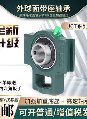外球面T型滑道座轴承UCT201 T202 T203 T204 T205 T206 T207 T208