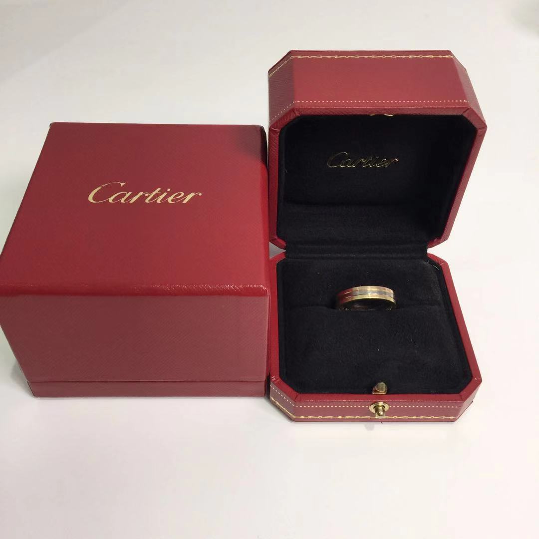 95 new Cartier 18K Gold TRINITY Neutral rings 8.11in the Leisure fish products, ornaments/Fashion Jewelry/Fashion Jewelry, Ring/Ring category - from Buy2taobao.com to provide professional Taobao agent buy service