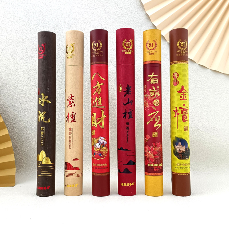 林挺明香行水沉金檀老山檀紫檀八方进财有求必应竹签香佛堂用品