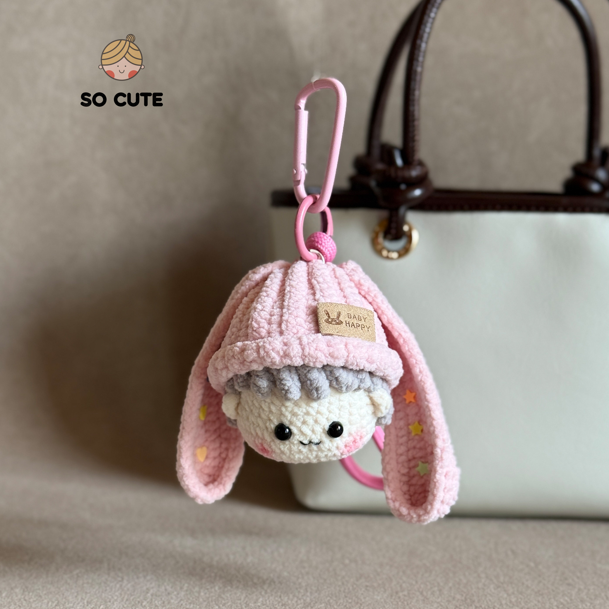 socute 应援感十足的檀健次兔儿帽玩偶包包挂件钥匙扣小众礼物