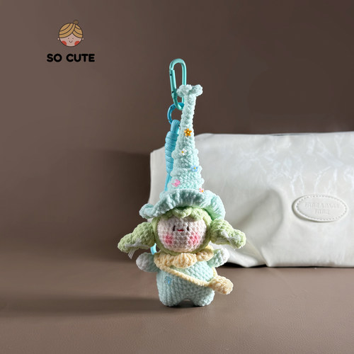 socute 精灵团子玩偶公仔包包挂件挂饰钥匙扣挂件小众高级礼物