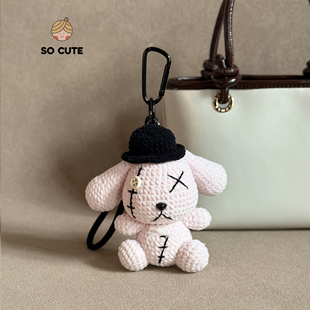 socute 可爱流氓小兔子包包挂件挂饰钥匙扣挂件高级感轻奢礼物
