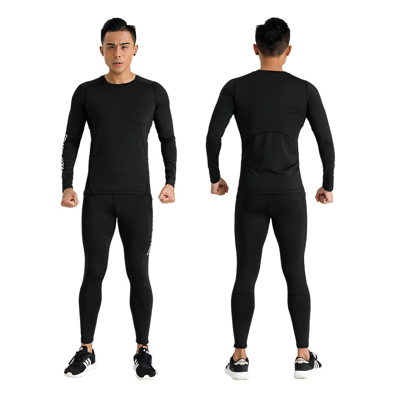 TIGHTS SPORTSWEAR MENS AUTUMN AND WINTER RUNNING EQUIPMENT BASKETBALL SOCCER BASE LONG SLEEVE CLOTHES TRAINING GYM CLOTHES