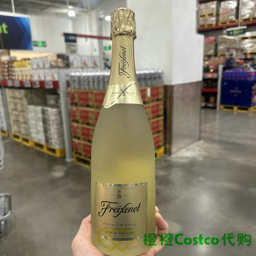 菲斯奈特CAVA金色天然型高泡起泡葡萄酒 西班牙原瓶进口750ml山姆