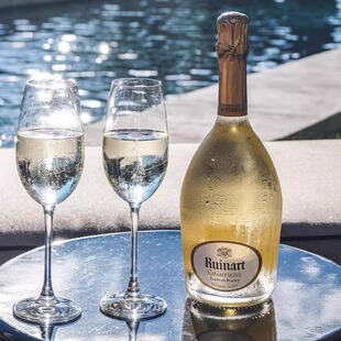 法国正品#汇雅白中白香槟 Ruinart Blanc de Blancs配餐洋酒750ml