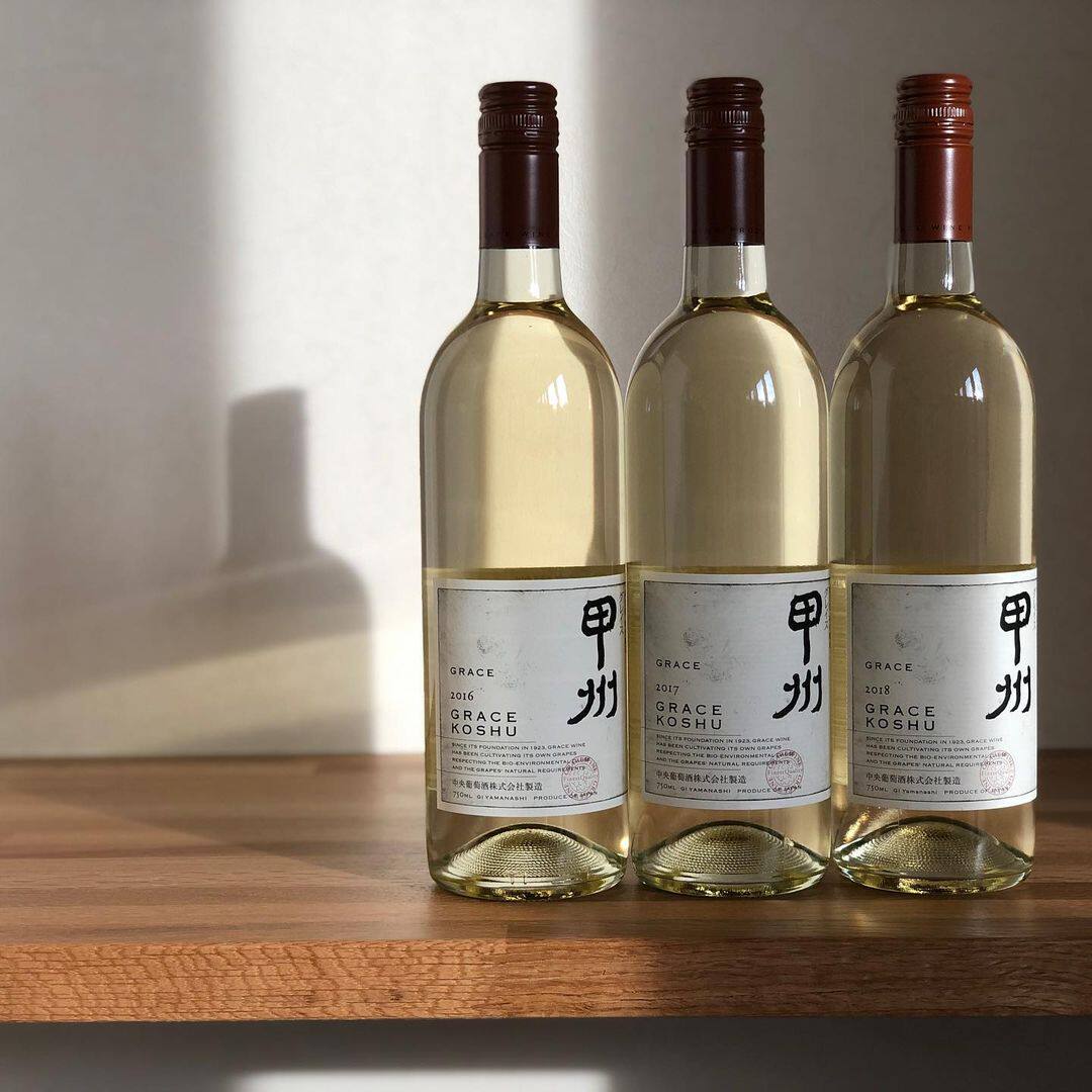多次获奖日本Grace Wine甲州白葡萄酒山梨红酒东京大饭店木村同款