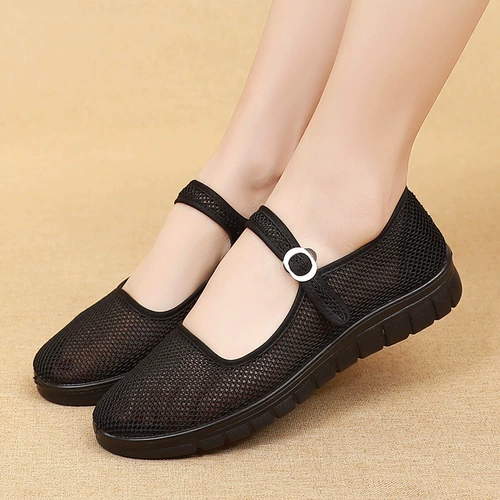 Слипоны, обувь, рабочие танцующие нескользящие туфли на платформе для матери