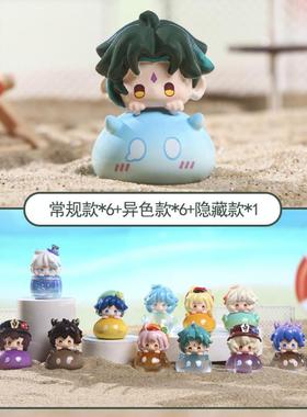 神之旅可爱卡通萌粒盲盒桌面摆件手办桌面礼物树脂工艺品