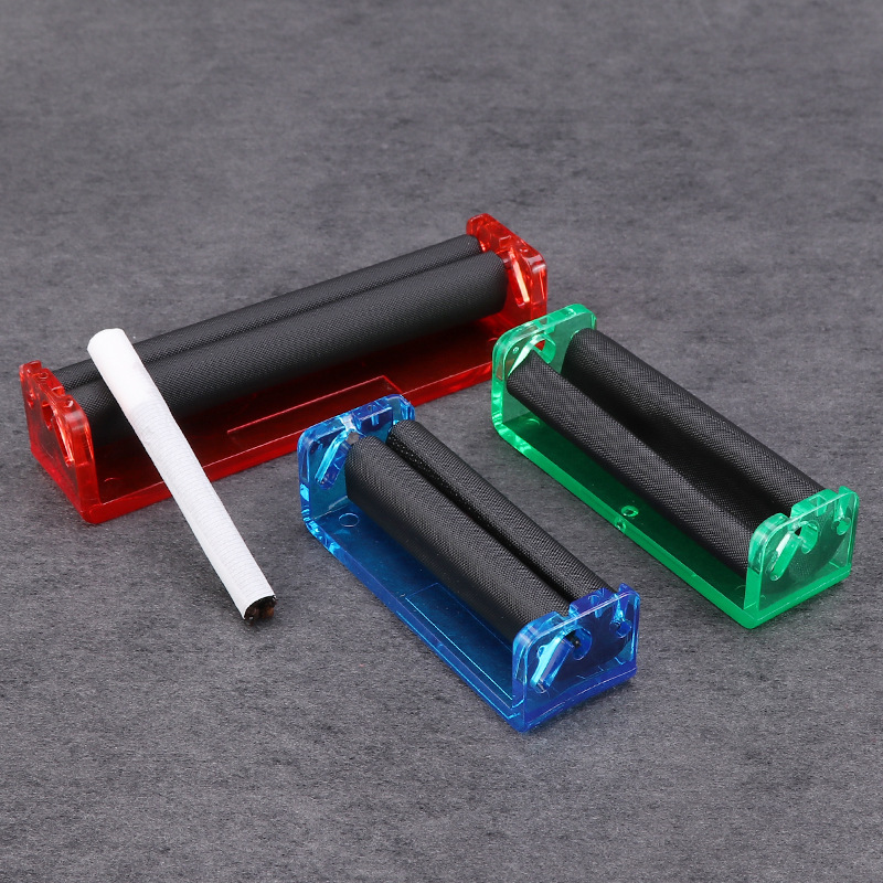 源头70MM手动塑料卷烟器 78MM 110MM手卷烟旱烟丝卷烟机