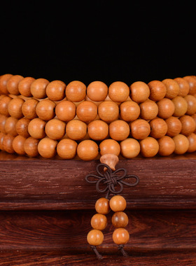 东加檀香新山檀香沉水老料老山檀香108佛珠念珠手链文玩手串