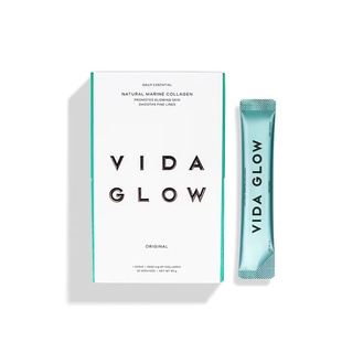 现货有防伪码 glow天然胶原蛋白粉VG胶原蛋白肽30条进口 vida