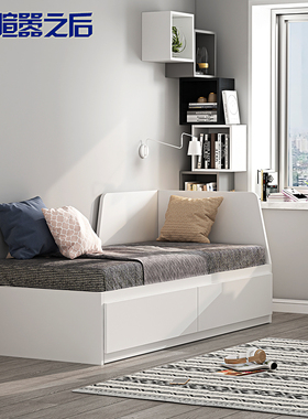 客厅沙发床坐卧两用可收纳抽拉式子母床小户型多功能单人床8M15
