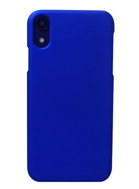 适用宝蓝适用于iPhoneXR细磨砂手机壳苹果X深蓝色防指纹max薄半包