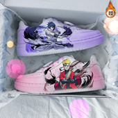 火影忍者定制爆款 潮流运动休闲鞋 潮男涂鸦鸳鸯鞋 回力板鞋 小白鞋 男