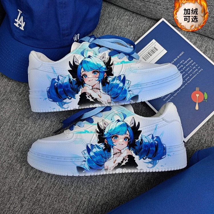 回力正品格温Miku男款小白鞋2025新款爆款超火甜酷二次元动漫周边