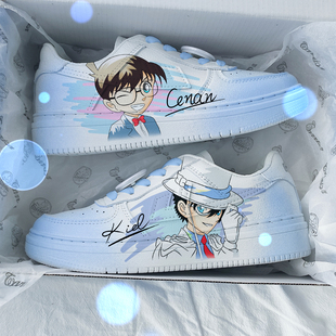 回力正品名侦探柯南板鞋二次元周边百搭学生男鞋透气樱花学生鞋潮