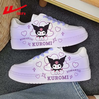 回力ow樱花库洛米2024联名鞋潮百搭动漫夏季情侣渐变鞋ins熟了