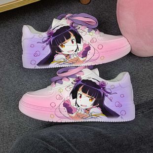 回力正版2025新款五更琉璃爆改鞋限量款动漫周边空军一号秋季女鞋