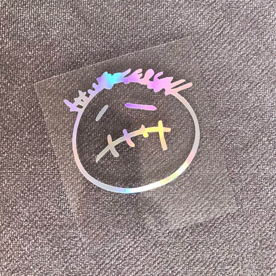 潮牌贴纸鬼脸travis scott摩托贴纸电瓶车贴花通用车身个性拉花贴