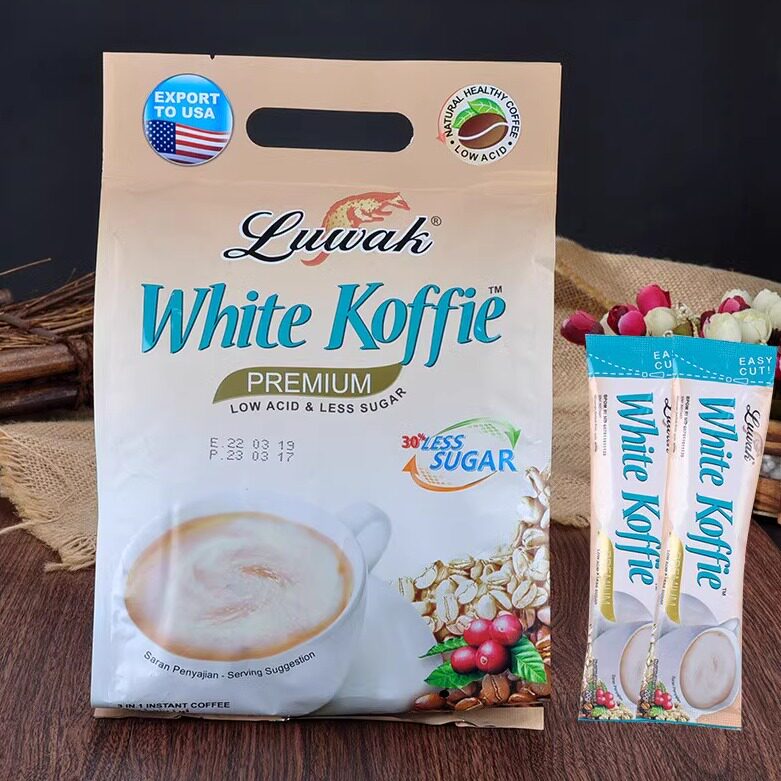 咖啡 印尼进口猫屎咖啡条装luwak少糖低酸三合一速溶粉食品饮料
