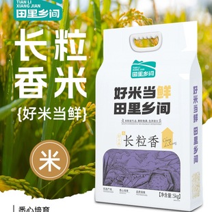 【田里乡间】长粒香大米5kg年新米东北新鲜现磨产地黑龙江大米