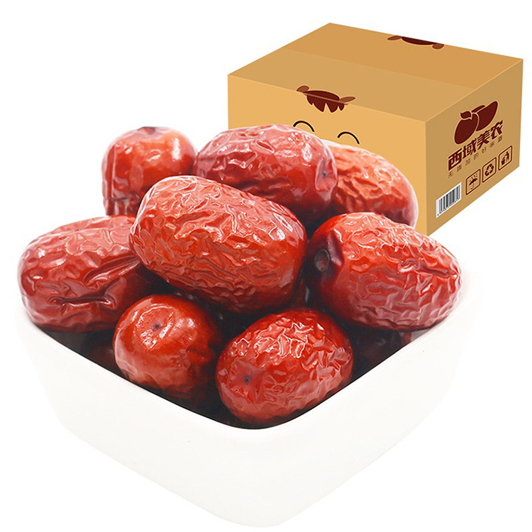 西域美农新疆灰枣5斤箱装  阿克苏灰枣 散货 新疆红枣小魅枣